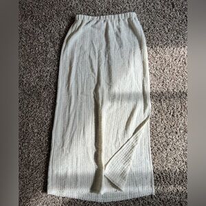 Neuflora cotton side slit skirt.